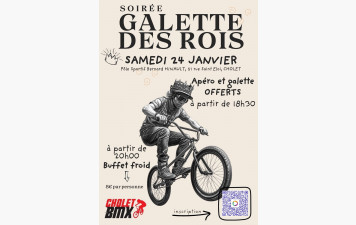 samedi 24 janvier 2026 : soirée galette des rois